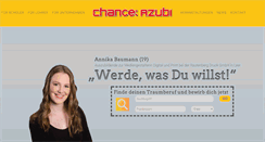 Desktop Screenshot of chance-azubi.de